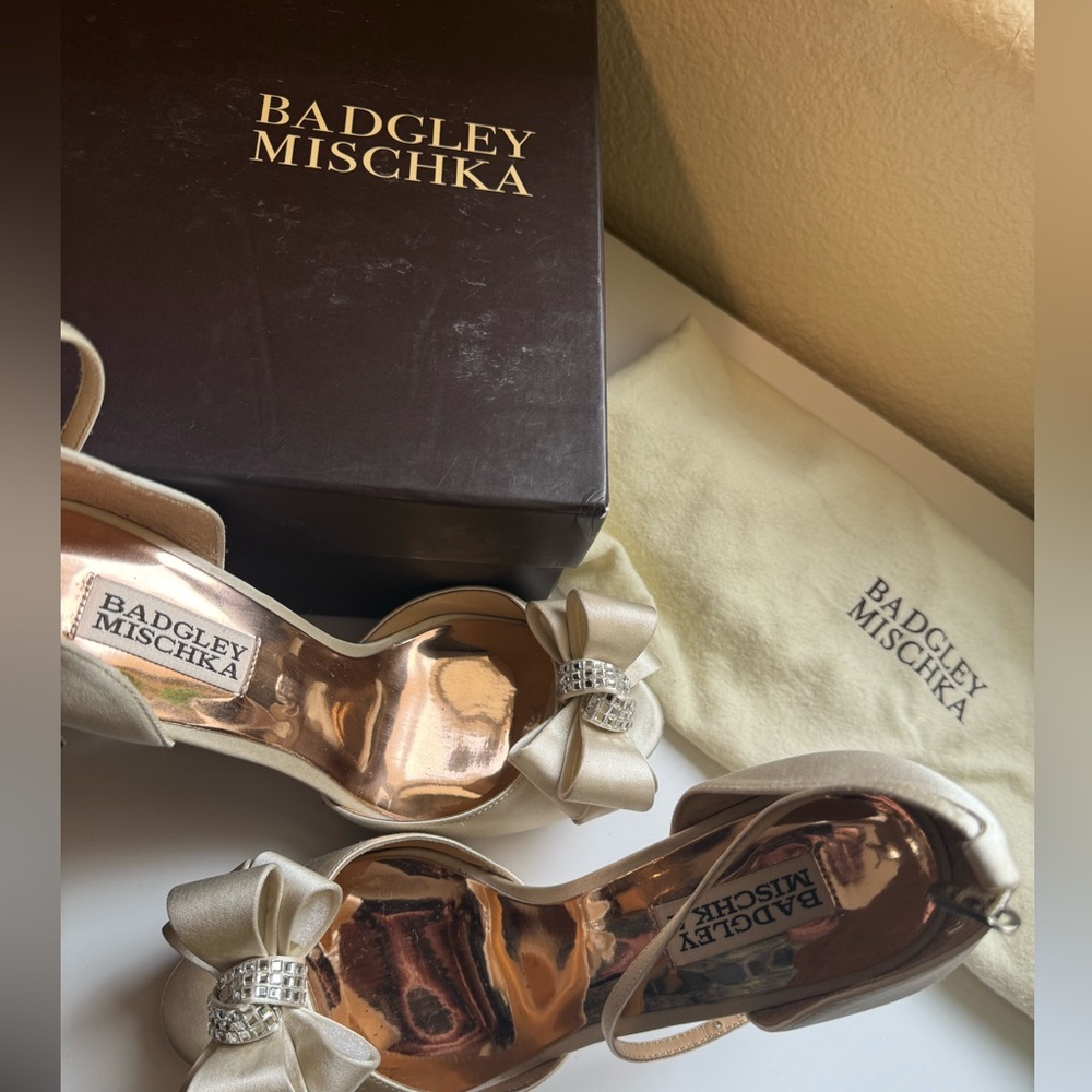 Bradgley Mischka wedding shoes